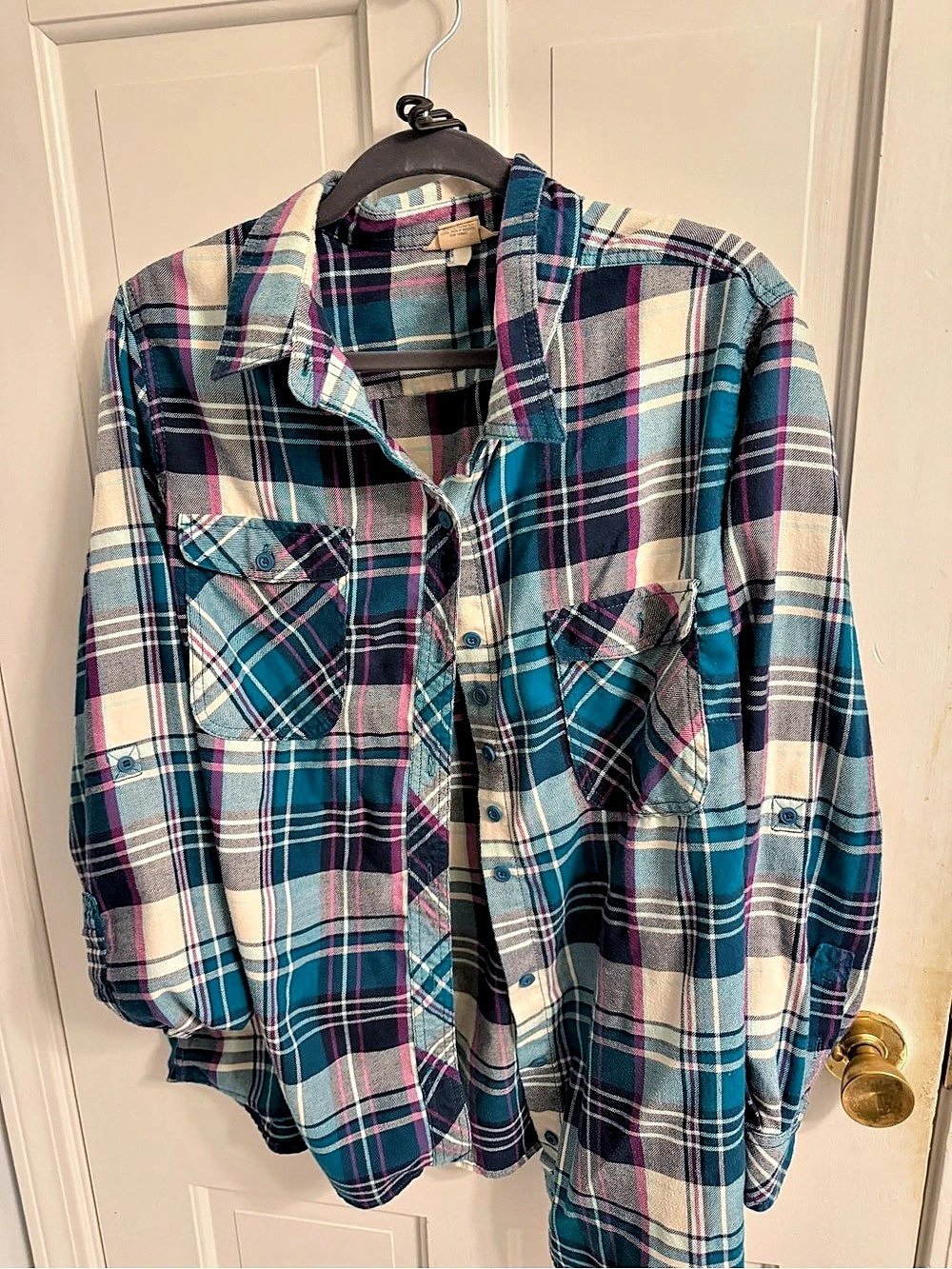 Duluth women’s Plaid Flannel Shirt Size 3X